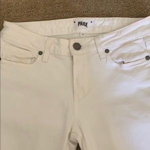 Paige white skyline ankle peg